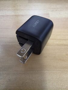 AUKEY充電器の写真