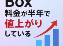 Boxの料金が上がっていた！半年間の値上がり幅をプラン別にまとめてみたアイキャッチ